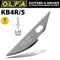 OLFA Art Curved Carving Blade 5/pack 8mm